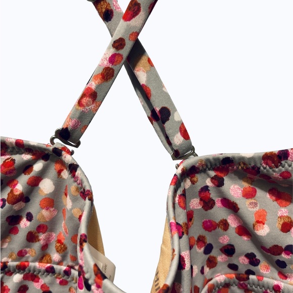 Garnet Hill Colorful Tankini Swim Top 12 -Confetti Themed - Picture 5 of 8